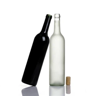 Korkidega klaaspudelid 750ml